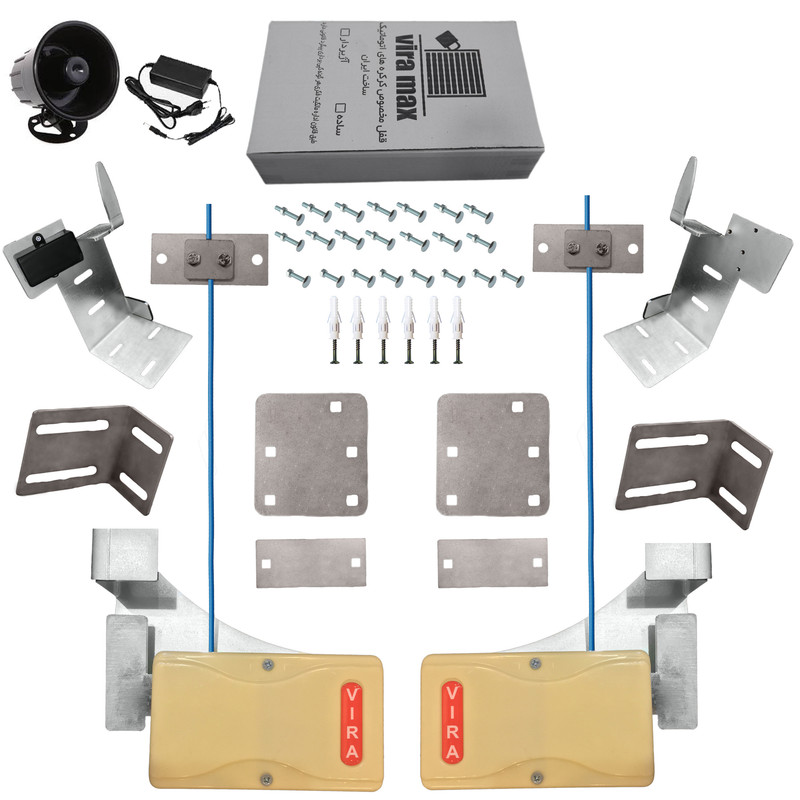 قفل کرکره برقی ویرا مدل v02 مجموعه 3 عددی