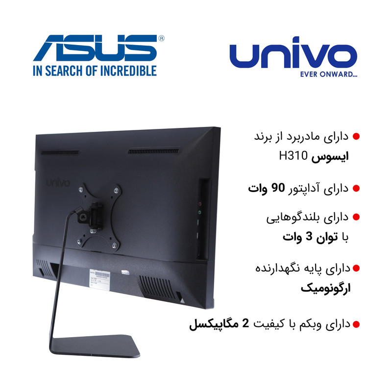 کامپیوتر همه کاره 21.5 اینچی یونیوو مدل UA2225-XS 2