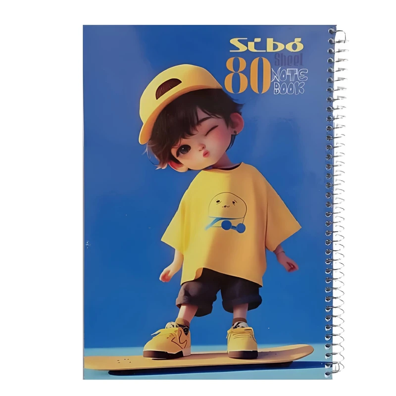 دفتر مشق 80 برگ سیبو مدل پسر خوش تیپ کد 105168