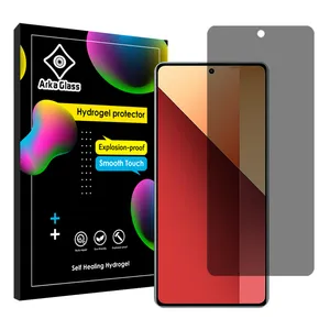Arka Glass Tough model Privacy screen protector suitable for Xiaomi Redmi Note 13 Pro 4G Mobile phone