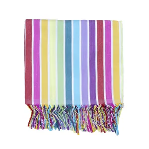 حوله استخری مدل رنگین کمان سایز 103× 180 سانتیمتر 