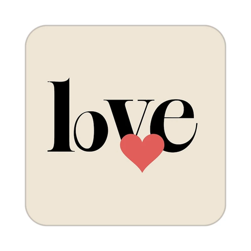 زیر لیوانی کاکتی طرح عاشقانه مدل mp40999