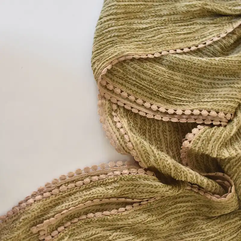 شال زنانه مدل گندمی دور سکه‌ای کد 04