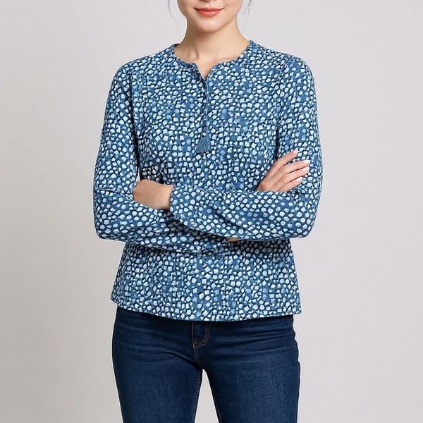 بلوز آستین بلند زنانه ال سی وایکیکی مدل S5GL15Z8