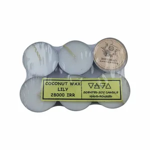 شمع معطر مدل گیاهی بسته 6 عددی