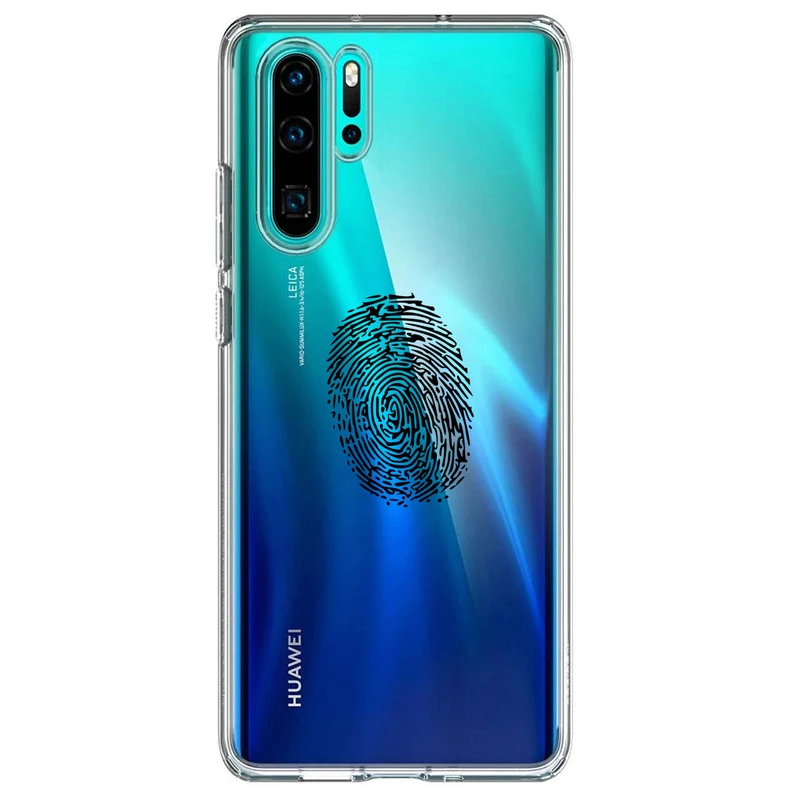 کاور مگافون طرح اثر انگشت مدل C62-B مناسب برای گوشی موبایل هوآوی P30 Pro