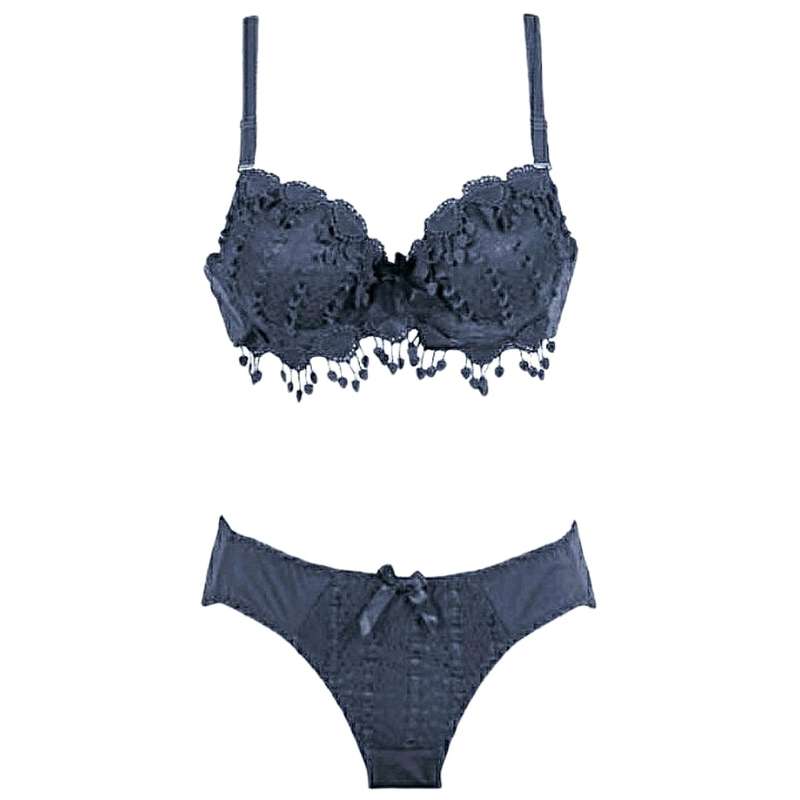 ست شورت و سوتین زنانه مدل HJV 08 رنگ سرمه ای