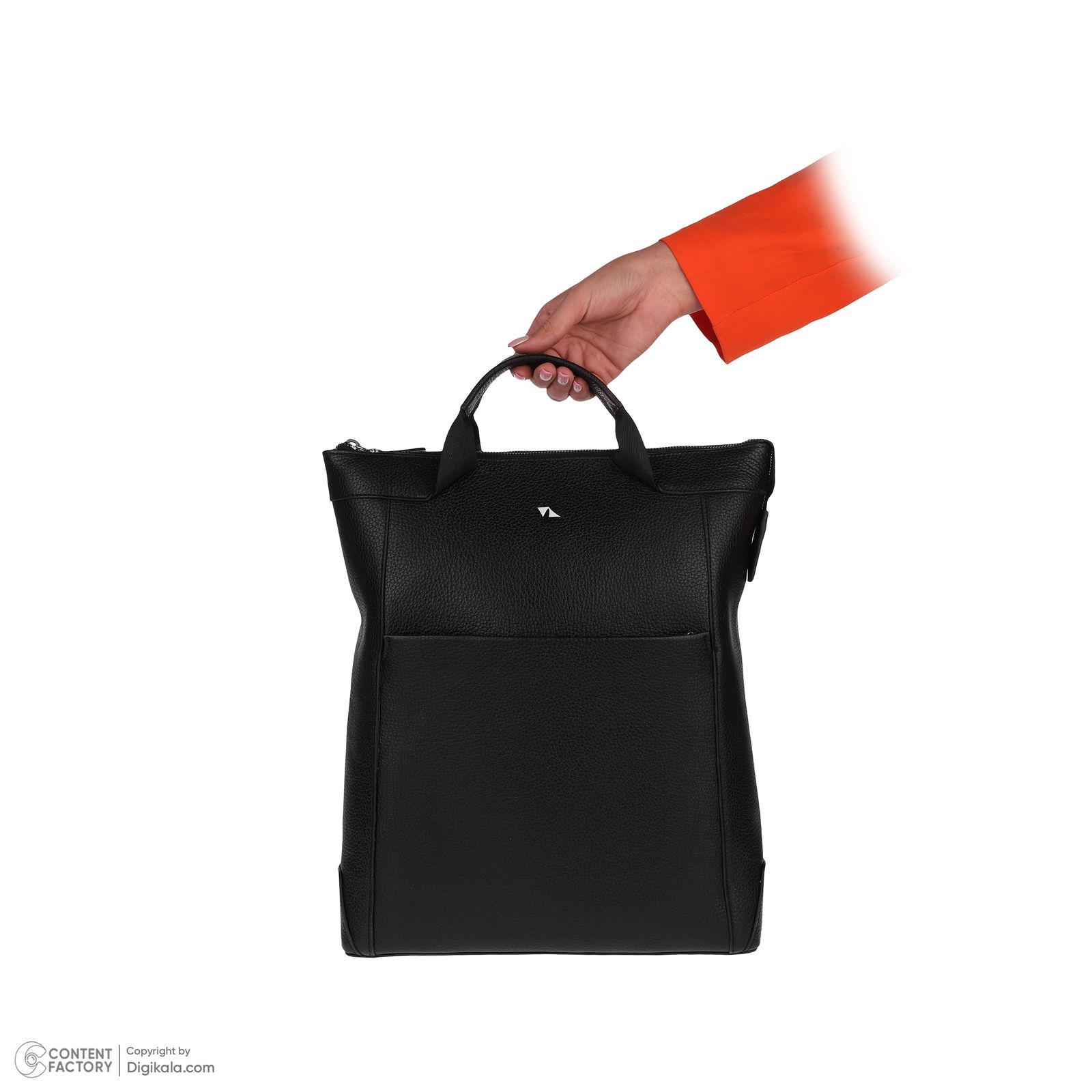 کوله پشتی زنانه چرم مشهد مدل V5004-001 به همراه جاکارتی -  - 7
