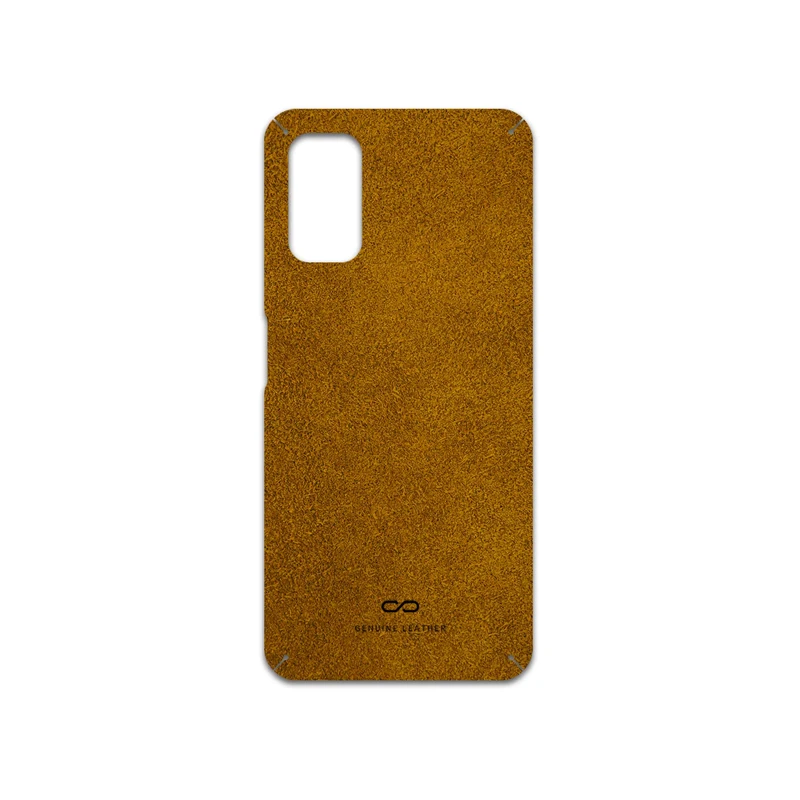 برچسب پوششی ماهوت مدل Brown-Chamois-Leather مناسب برای گوشی موبایل شیائومی Redmi Note 10 5G