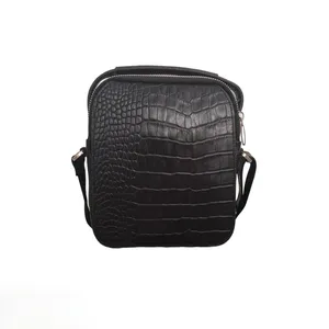 کیف رودوشی مردانه مدل نادین چرم طبیعی