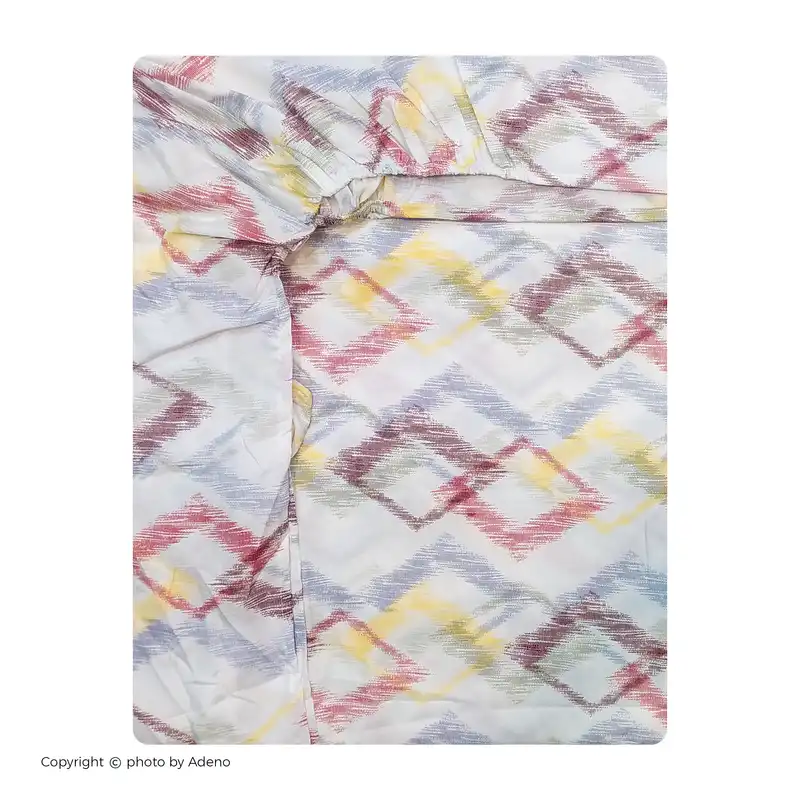 سرویس ملحفه آدنو مدل Diamond کد IR129 دونفره 3تکه