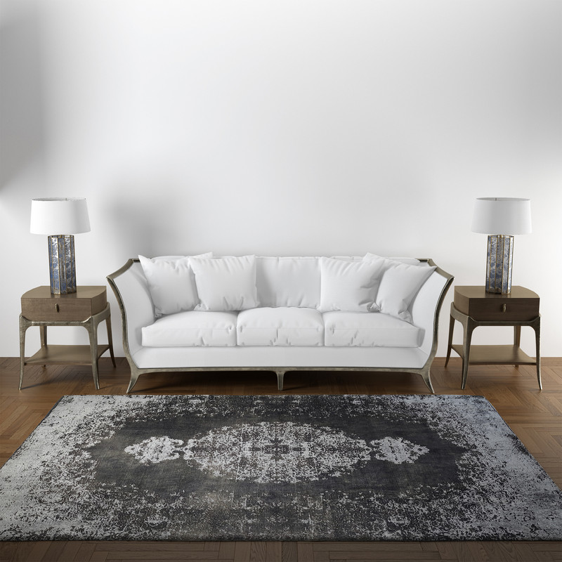 فرش دستبافت 6متری طرح گلدان ابریشم کد 10041