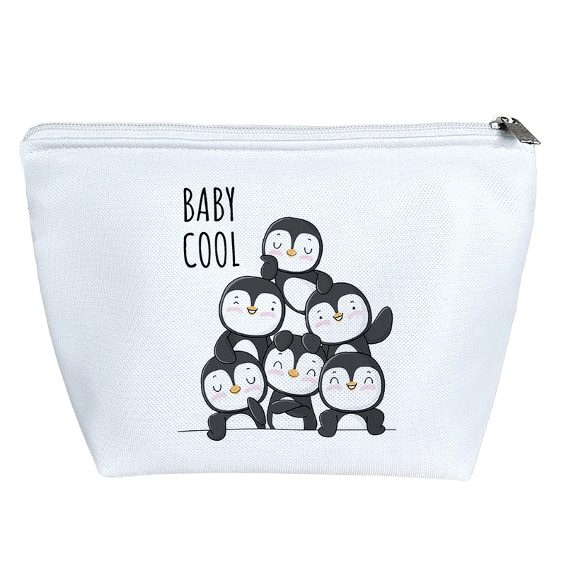 کیف لوازم آرایش دخترانه خندالو مدل پنگوئن   کد 3562