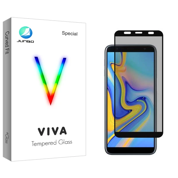 محافظ صفحه نمایش حریم شخصی جانبو مدل Viva مناسب برای گوشی موبایل سامسونگ Galaxy J6 Plus