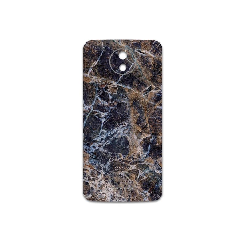 برچسب پوششی ماهوت مدل Earth-White-Marble مناسب برای گوشی موبایل موتورولا Moto C Plus