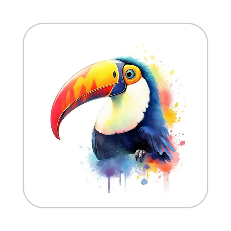 زیر لیوانی کاکتی طرح حیوانات رنگی مدل mp25846