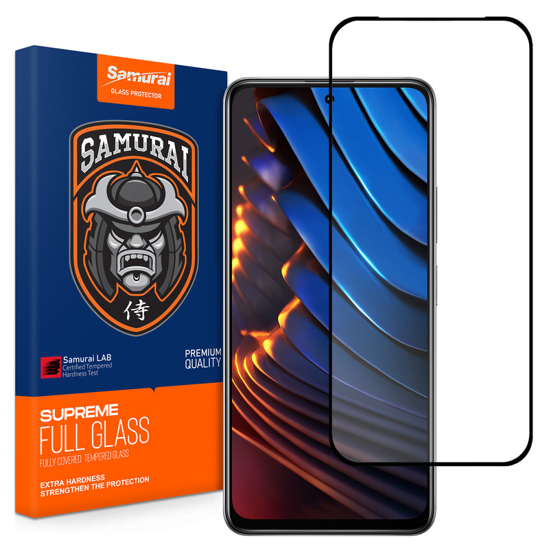 محافظ صفحه نمایش سامورایی مدل ovglass مناسب برای گوشی موبایل شیائومی  Poco X3 GT / Poco M4 Pro 5G