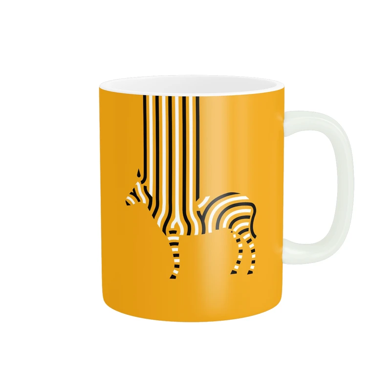 ماگ پاد آفرین مدل گورخر در پس زمینه کد 1212