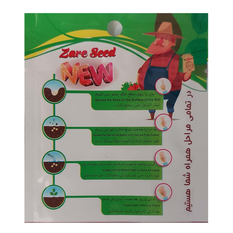 بذر تربچه قرمز زارع سید کد 126