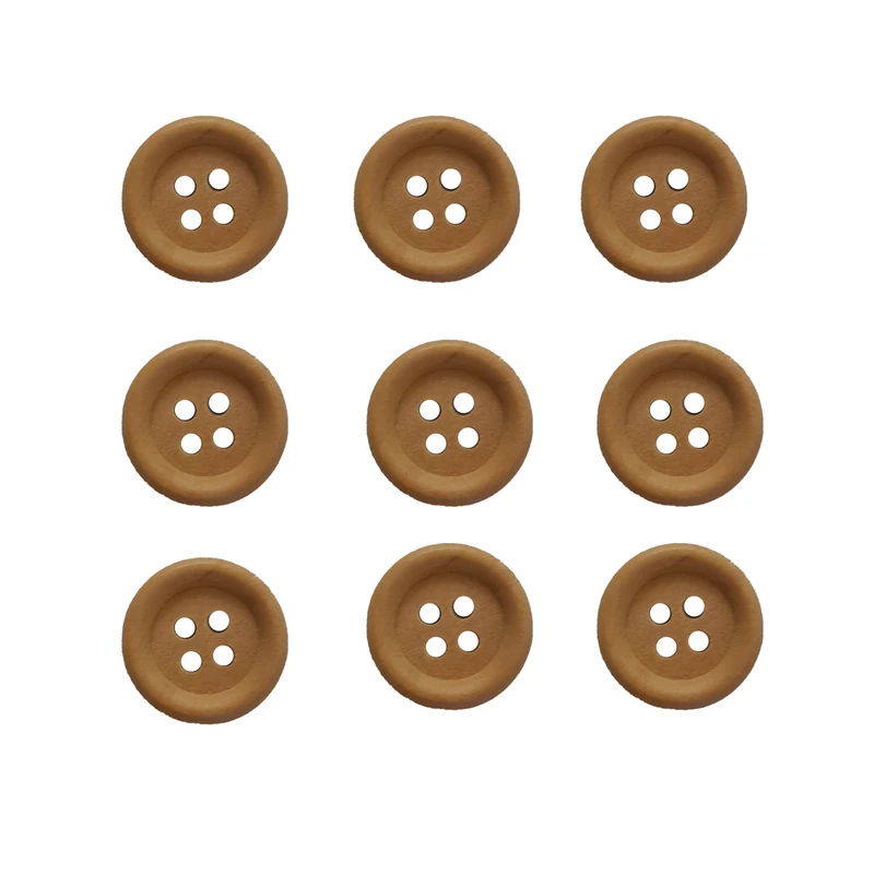 دکمه مدل چوبی کد asl بسته 9 عددی