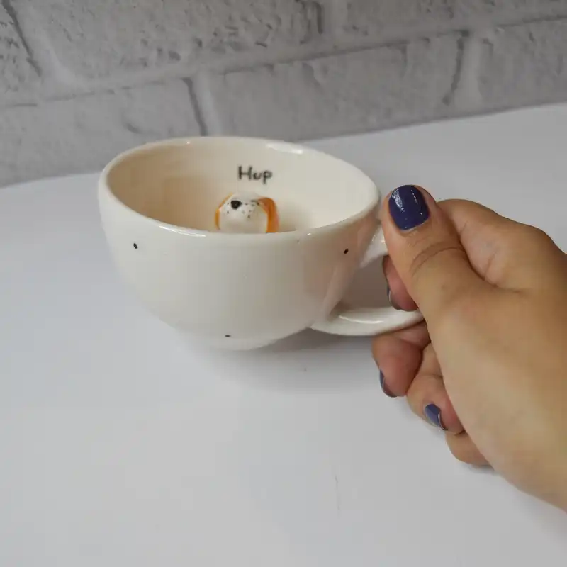فنجان سرامیکی طرح hup کد 003