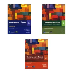 کتاب Contemporary Topics 4th اثر جمعی از نویسندگان انتشارات پرسون 3جلدی