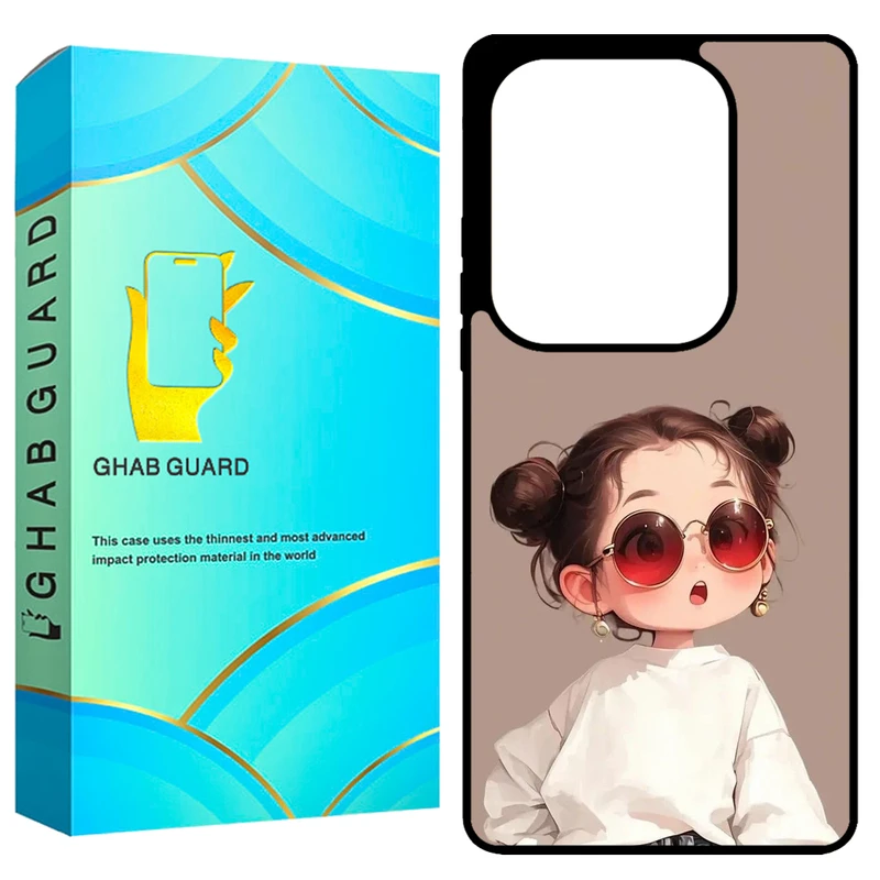 کاور قاب گارد طرح دختر مدل GCHPN13P مناسب برای گوشی موبایل شیائومی Redmi Note 13 Pro 4G / Poco M6 Pro 4G