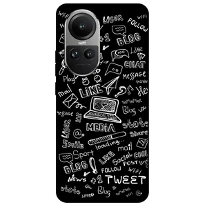 Megafone Social Media 1898 Cover For Oppo Reno 10 5G