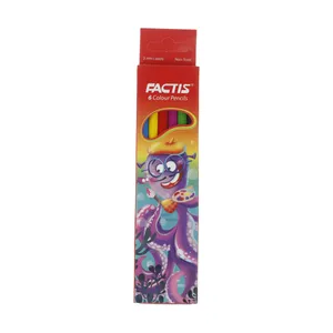 Factis 301447 F0722 Octopus Color Pencil Pack of 6