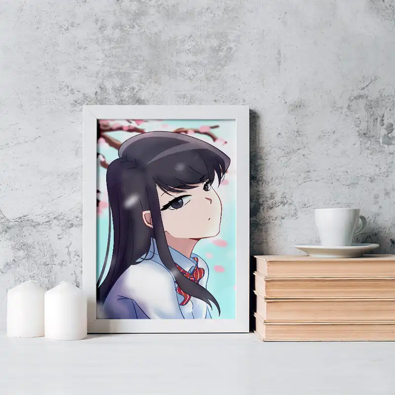 تابلو خندالو مدل انیمه کومی سان کد 16119