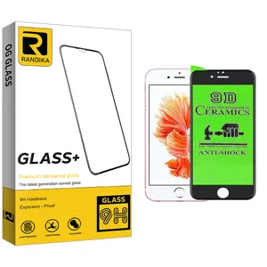 محافظ صفحه نمایش 9D راندیکا مدل GLD مناسب برای گوشی موبایل اپل iphone 6 / 6s