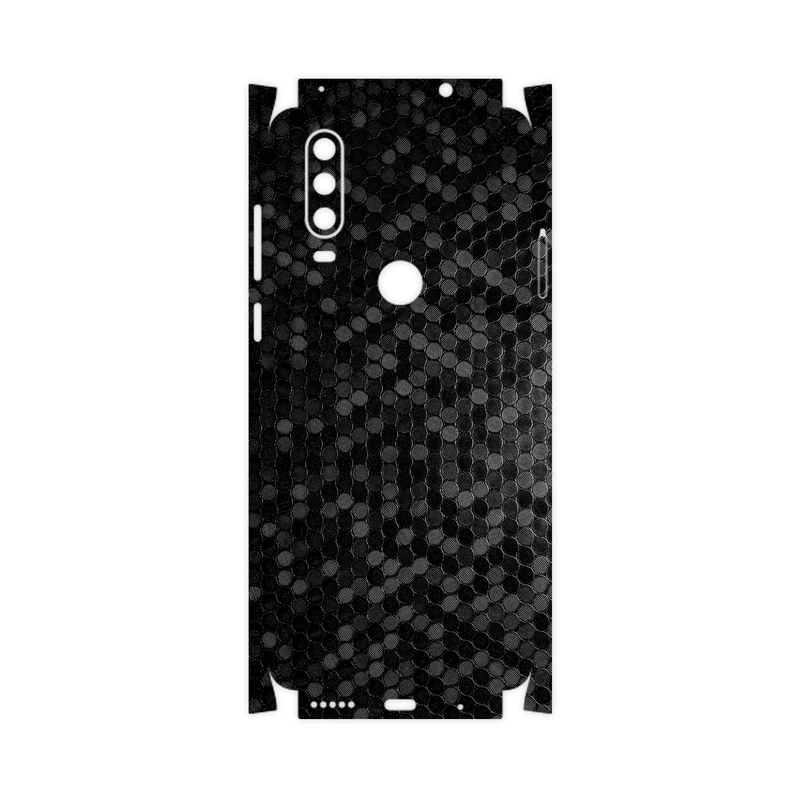 برچسب پوششی ماهوت مدل Honey-Comb-Circle-FullSkin مناسب برای گوشی موبایل موتورولا One Action