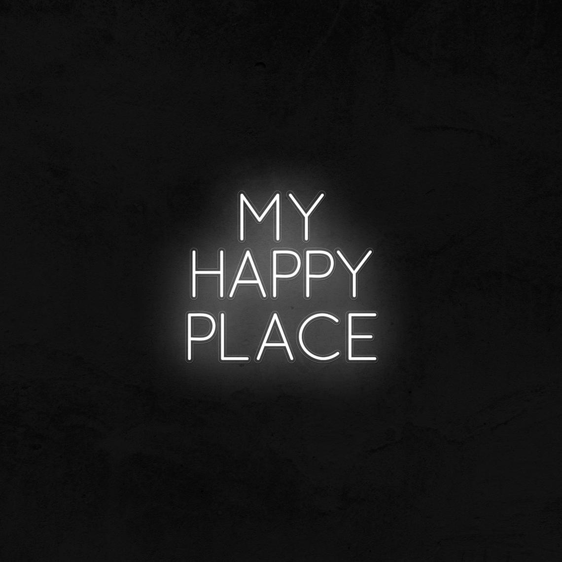 چراغ دیواری طرح MY HAPPY PLACE