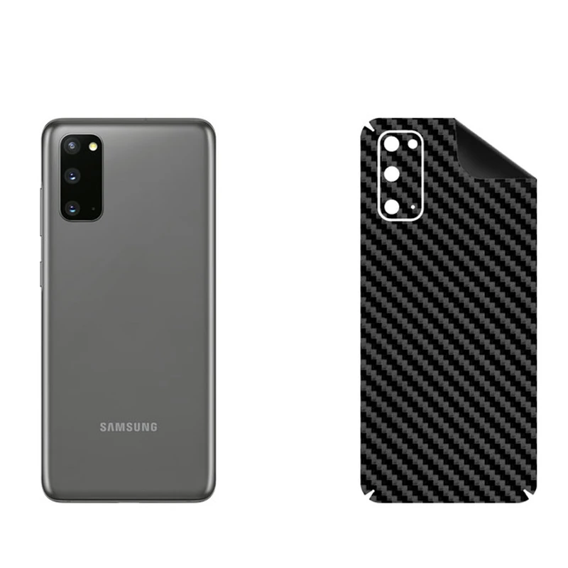 برچسب پوششی بستور مدل BT-Fiber طرح فیبر کربن مناسب برای گوشی موبایل سامسونگ Galaxy S20 5G