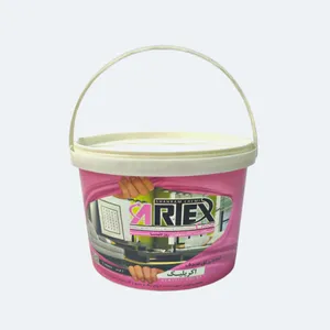 رنگ اکریلیک سفید نیمه براق صدف آرتکس مدل rc31 وزن یک کیلوگرم 