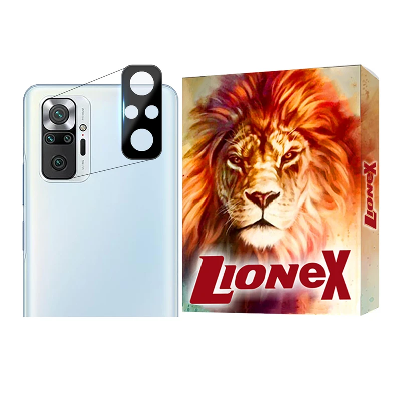 محافظ لنز دوربین  لایونکس مدل FULLENSLمناسب برای گوشی موبایل شیائومی Redmi Note 10 Pro / Redmi Note 10 Pro India / Redmi Note 10 Pro Max