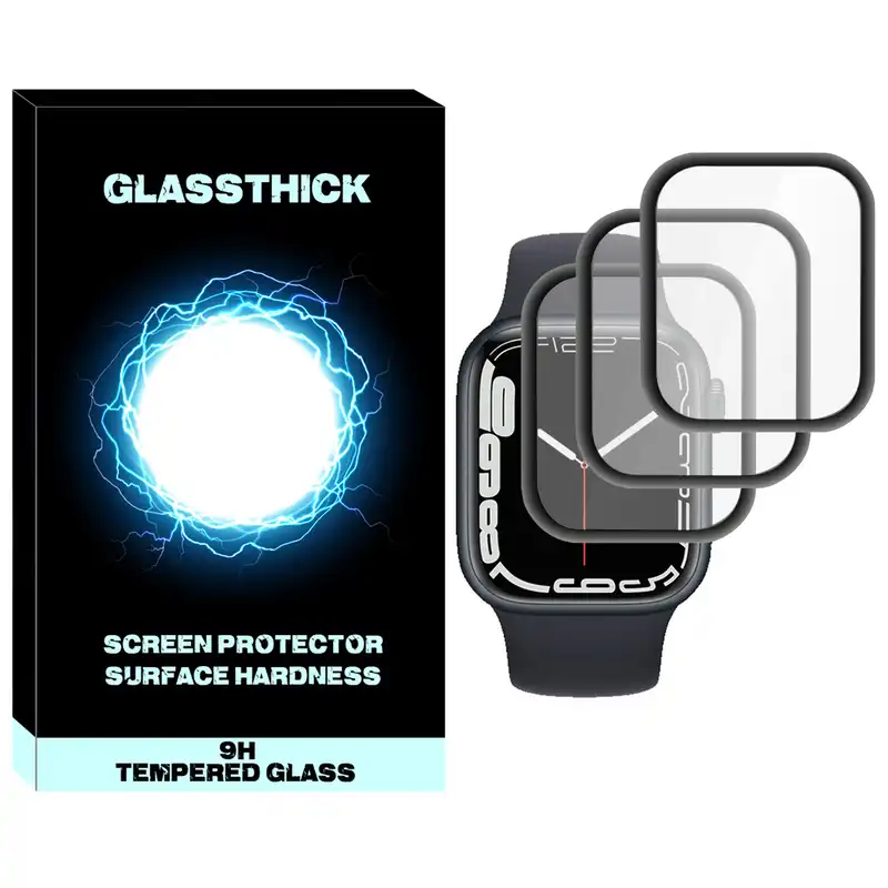 محافظ صفحه نمایش نانو گلستیگ مدل NGL مناسب برای ساعت هوشمند اپل سری 7 41 میلی متری بسته سه عددی