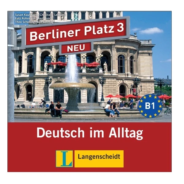 کتاب berliner platz 3  اثر  deutsch im alltag نشر لانگن شایت