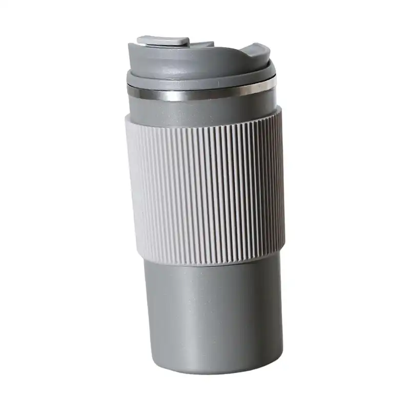 ماگ سفری مدل وکیوم کاپ کمر سلیکونی گنجایش 0.45 لیتر