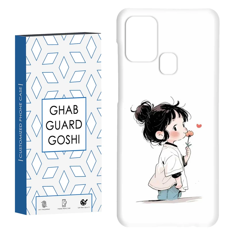 کاور قاب گارد گوشی طرح دخترانه کد Dimo-889 مناسب برای گوشی موبایل سامسونگ Galaxy A21s