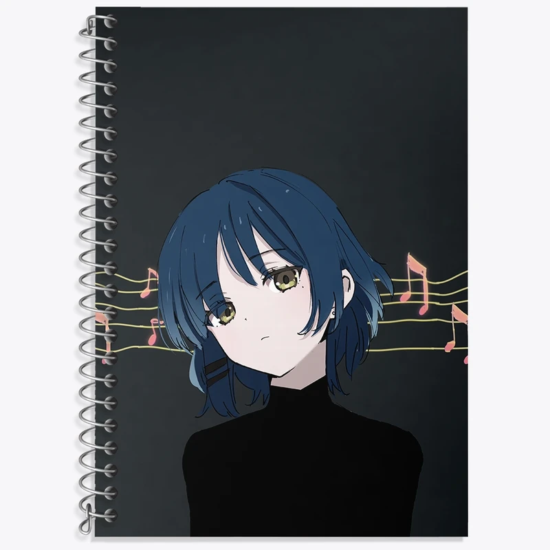 دفتر زبان 50 برگ خندالو مدل سه خط طرح ریو انیمه بوچی راک کد 31240