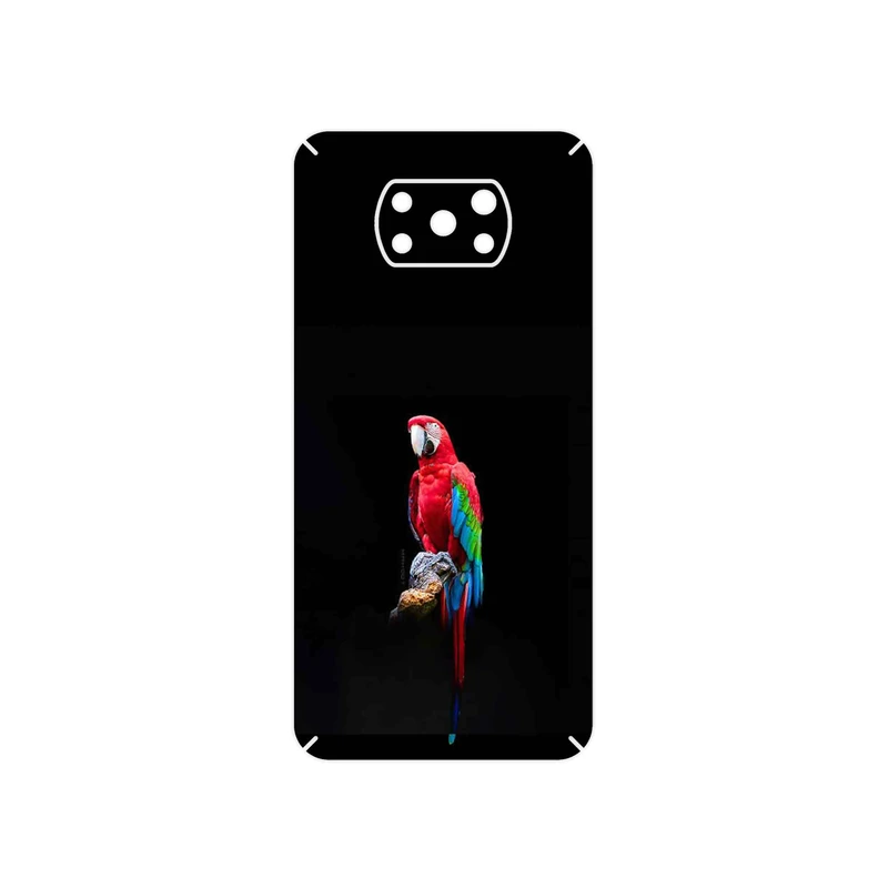 برچسب پوششی ماهوت مدل Parrot مناسب برای گوشی موبایل شیائومی Poco X3 Pro