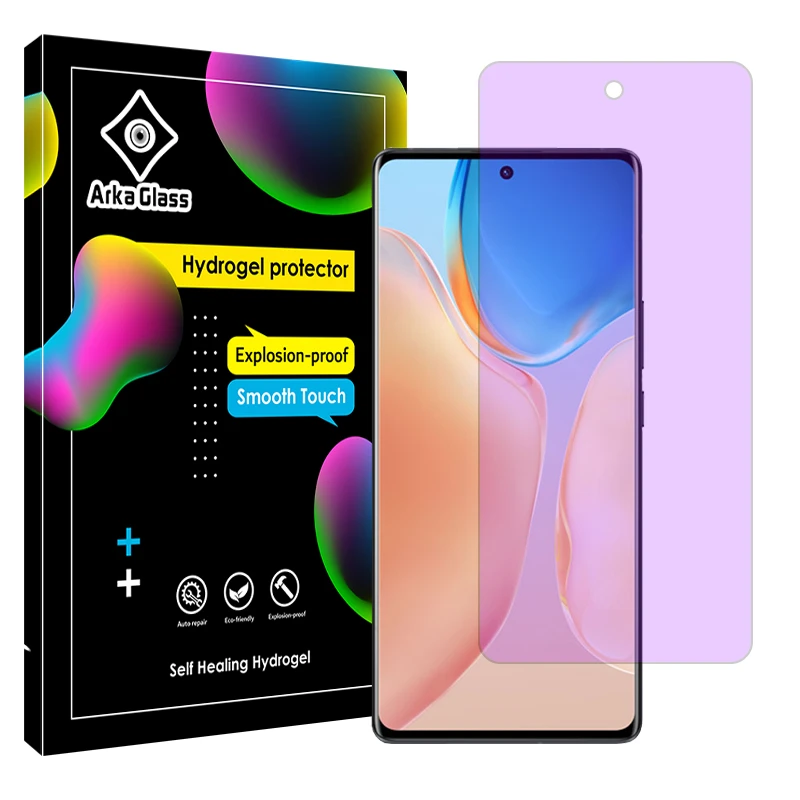 محافظ صفحه نمایش ضداشعه بنفش آرکا گلس مدل Eye Car مناسب برای گوشی موبایل ویوو X70 Pro Plus