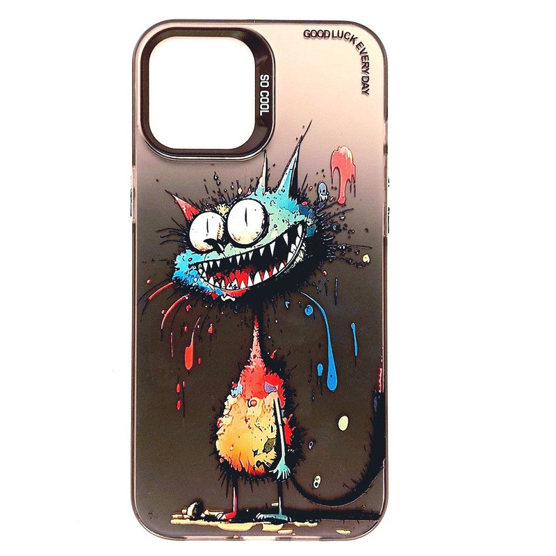 کاور طرح  So cool مدل Patterned-08 مناسب برای گوشی موبایل اپل Iphone 12pro
