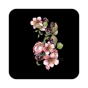 زیر لیوانی کاکتی طرح گل مدل mp19545