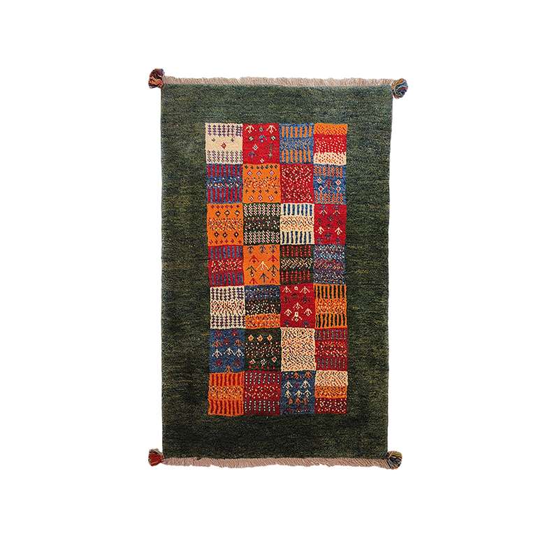 گبه دستبافت یک و نیم متری کد Nkp.G.z.V1.7