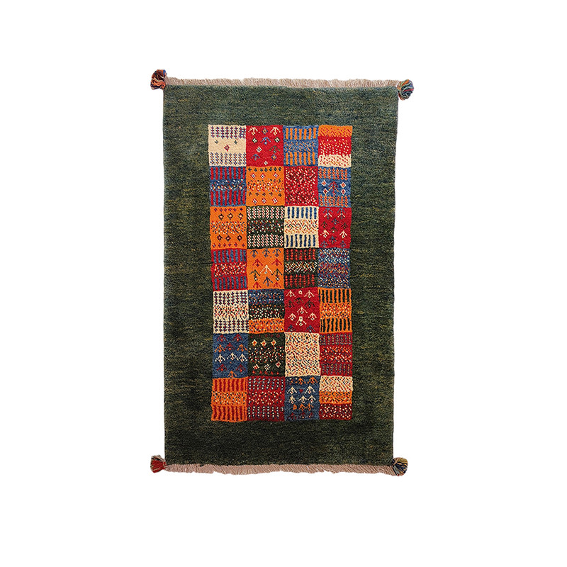 گبه دستبافت یک و نیم متری کد Nkp.G.z.V1.7