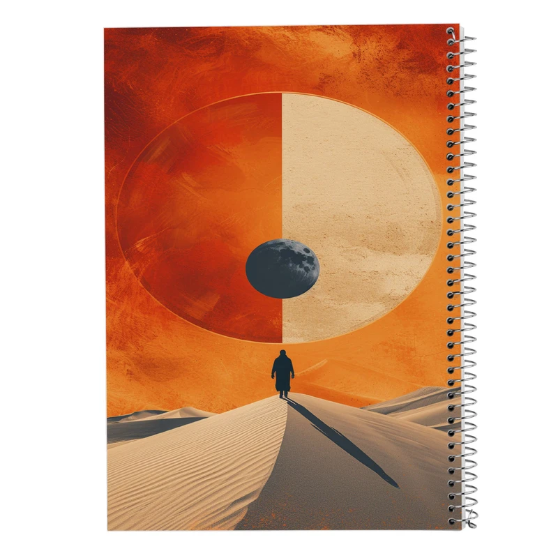 دفتر مشق 50 برگ مدوپد مدل ماه کد DF15510