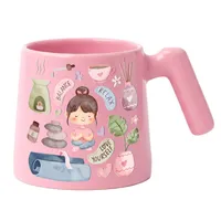 ماگ لاژید مدل استیکر دخترک