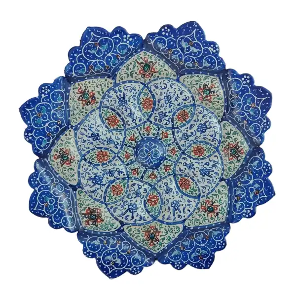 بشقاب میناکاری کد B1032